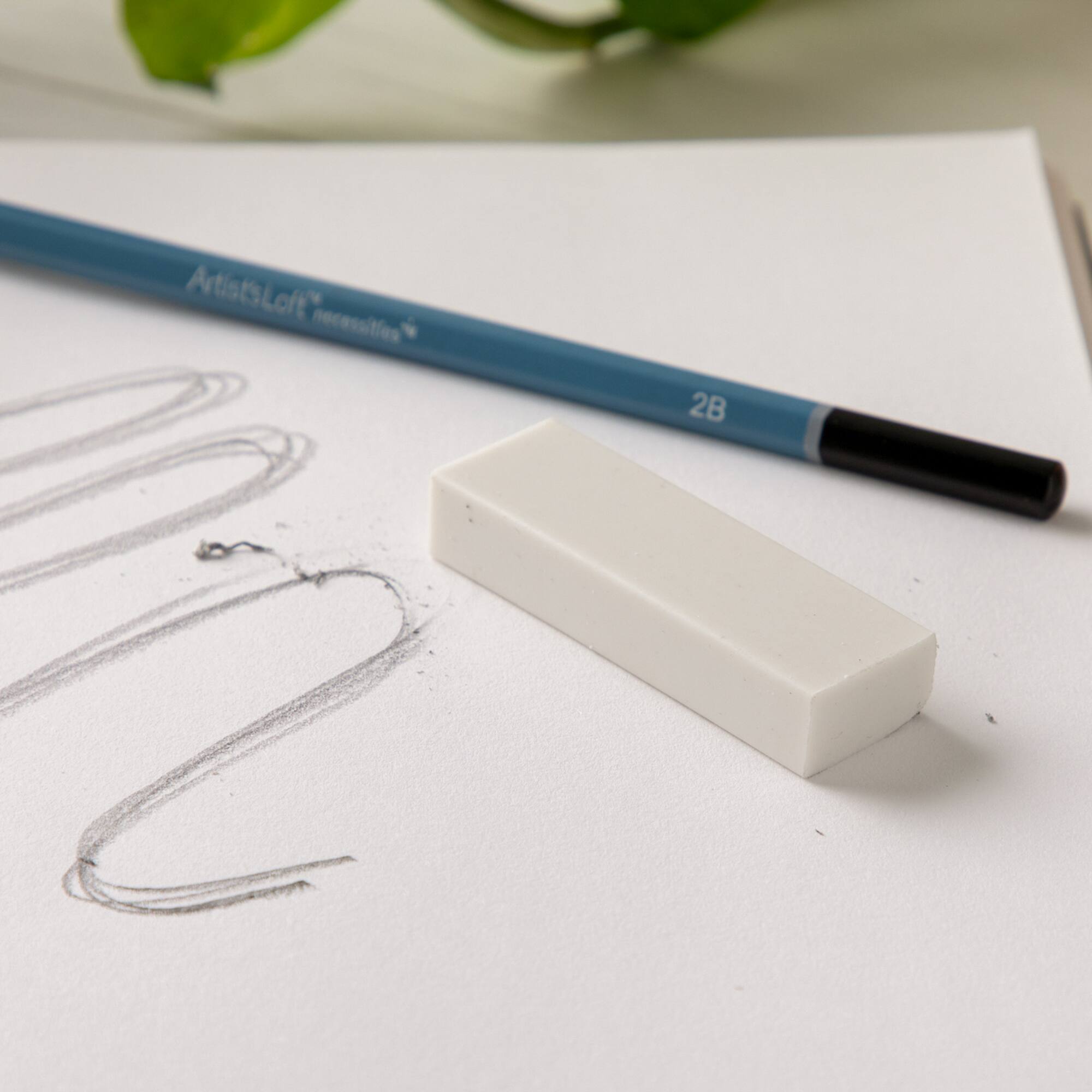 12 Pack: White Vinyl Eraser by Artist’s Loft®